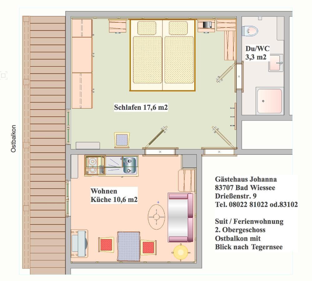 Gaestehaus Johanna Бад Виезее Екстериор снимка